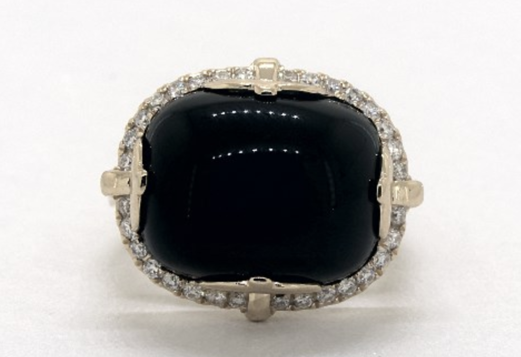 black onyx ring from james allen