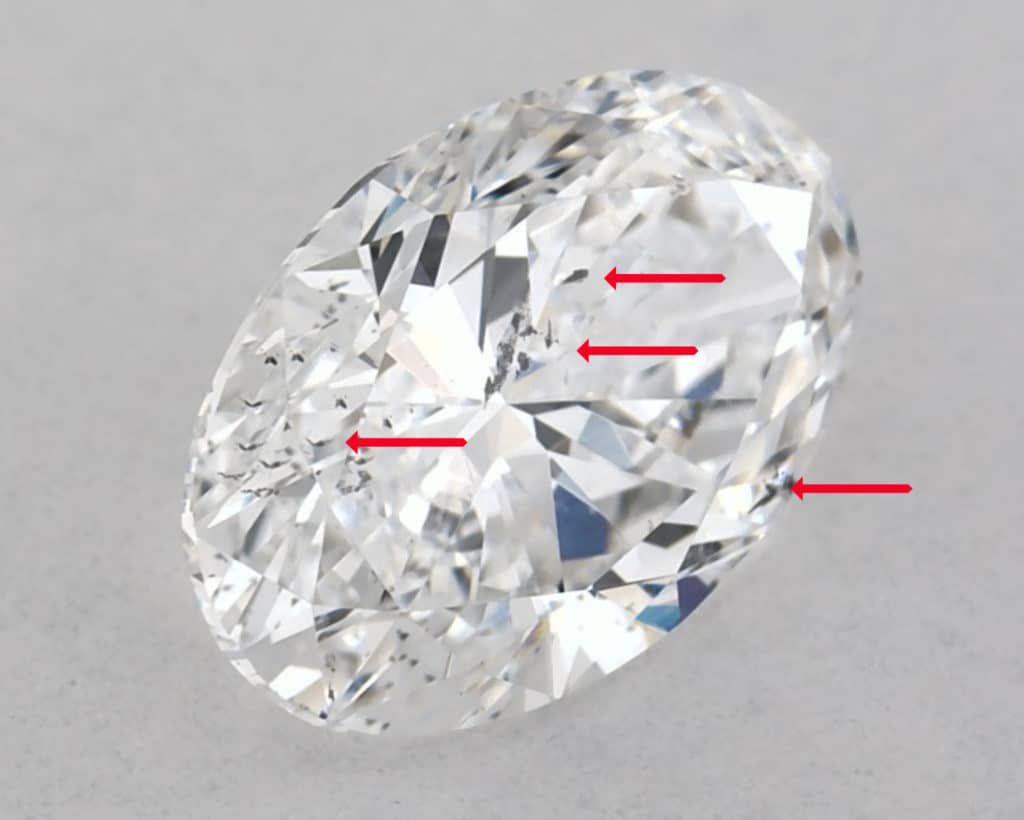 diamond inclusion